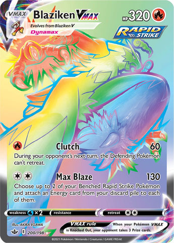 Blaziken VMAX (200/198) [Sword & Shield: Chilling Reign] - Waypoint Games CA