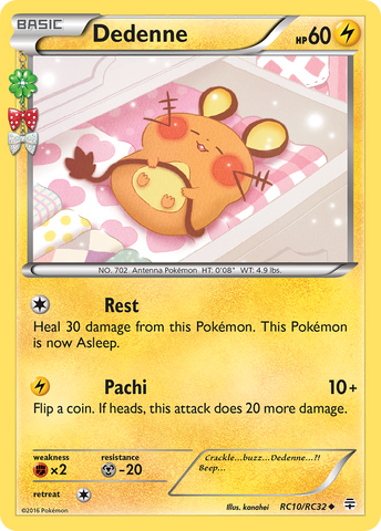 Dedenne (RC10/RC32) [XY: Generations] - Waypoint Games CA