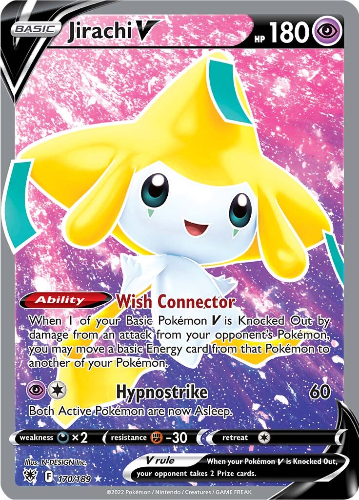 Jirachi V (170/189) [Sword & Shield: Astral Radiance] - Waypoint Games CA