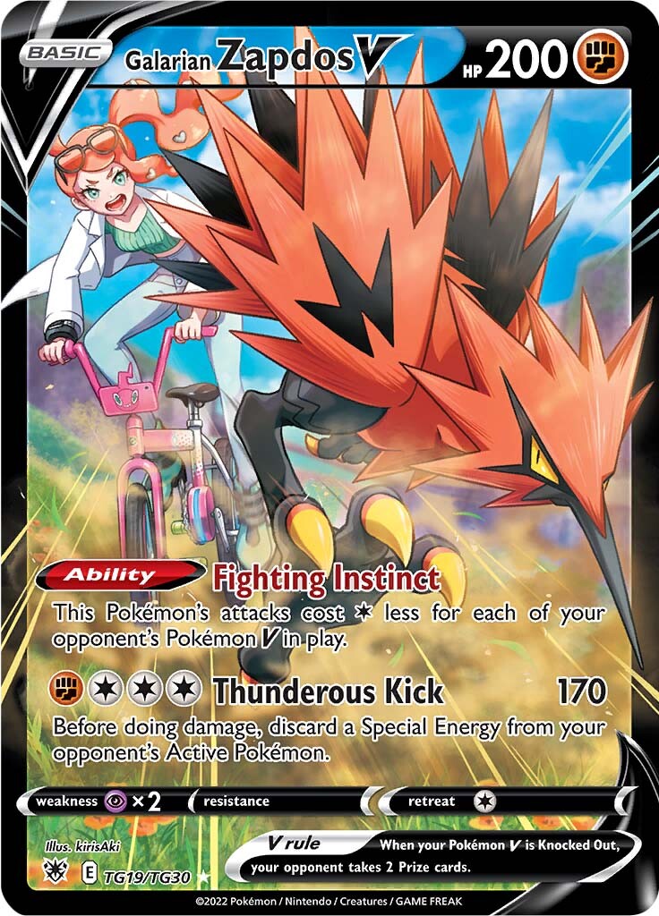 Galarian Zapdos V (TG19/TG30) [Sword & Shield: Astral Radiance] - Waypoint Games CA