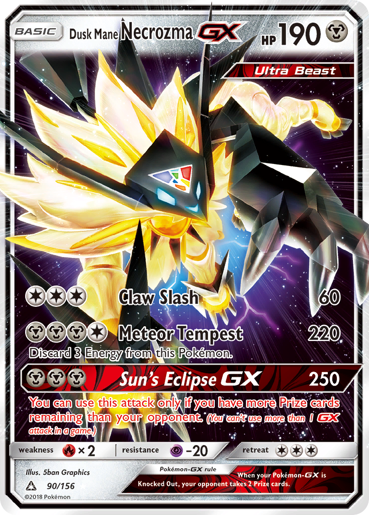 Dusk Mane Necrozma GX (90/156) [Sun & Moon: Ultra Prism] - Waypoint Games CA