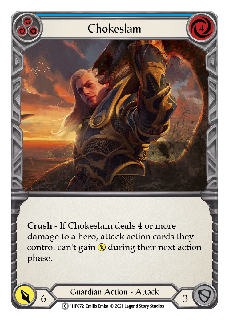 Chokeslam (Blue) [1HP072] (History Pack 1) - Waypoint Games CA
