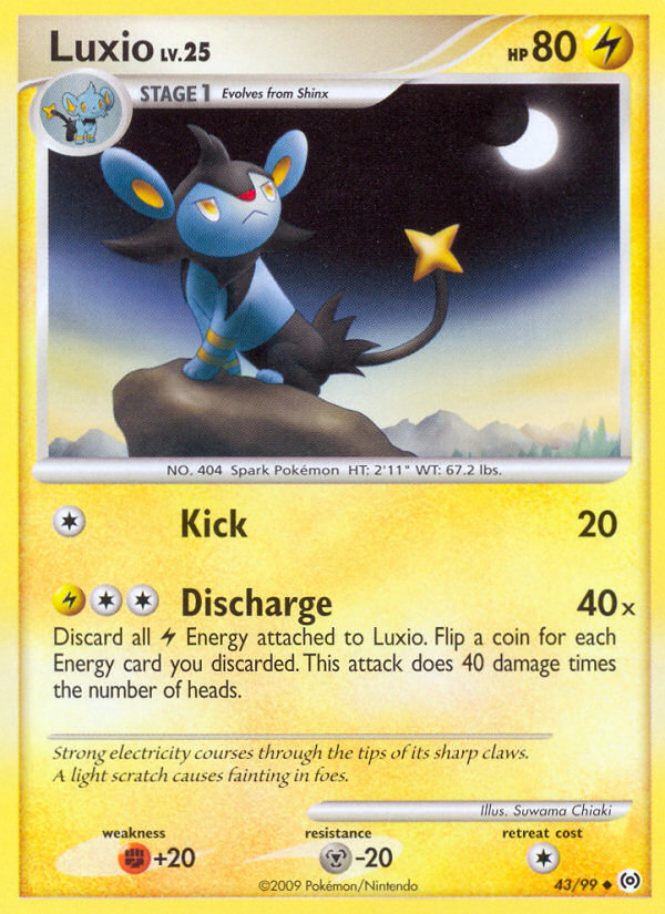 Luxio (43/99) [Platinum: Arceus] - Waypoint Games CA