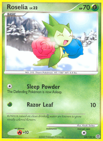 Roselia (62/132) [Diamond & Pearl: Secret Wonders] - Waypoint Games CA