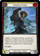 Hundred Winds (Yellow) [EVR042] (Everfest)  1st Edition Rainbow Foil - Waypoint Games CA
