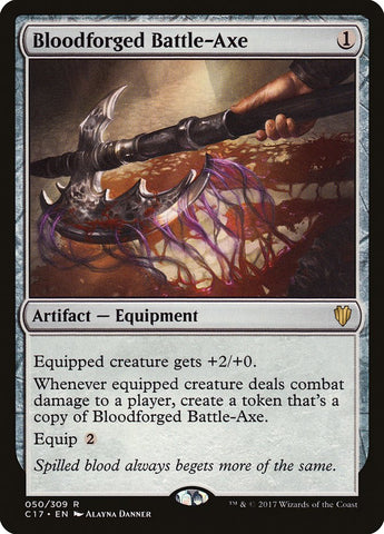Bloodforged Battle-Axe [Commander 2017] - Waypoint Games CA