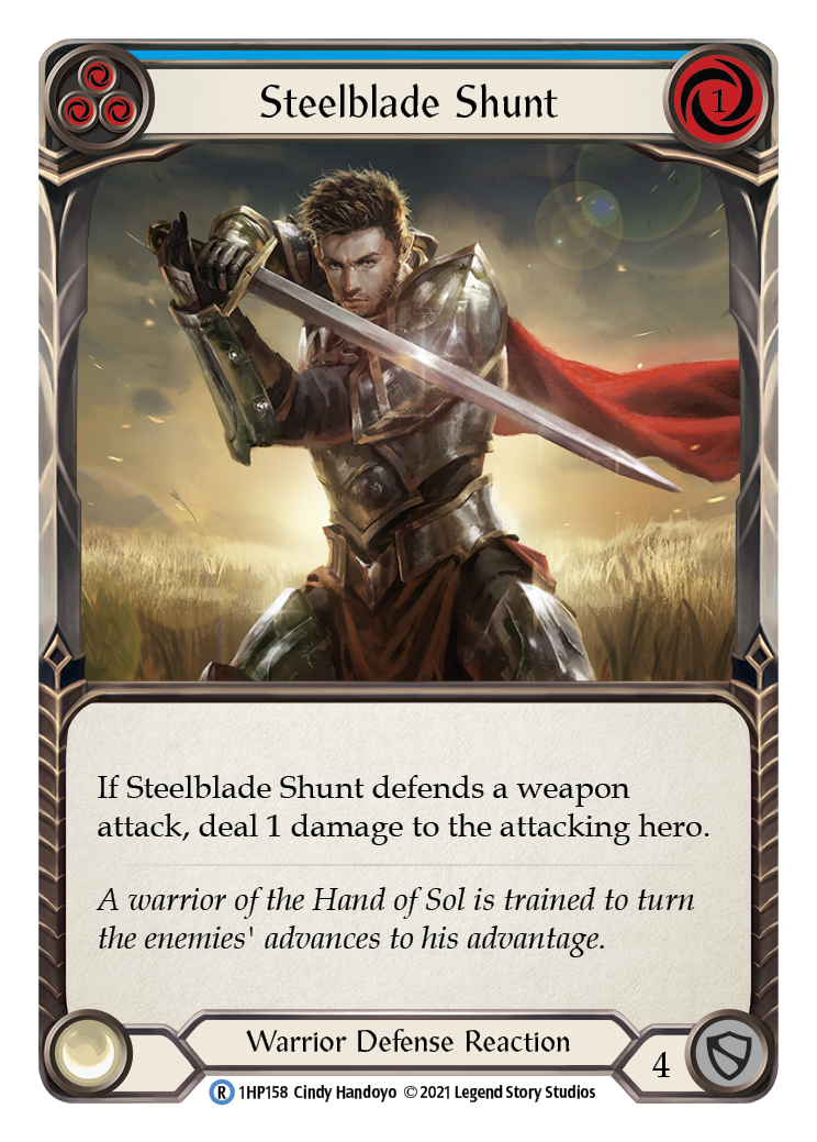Steelblade Shunt (Blue) [1HP158] (History Pack 1) - Waypoint Games CA