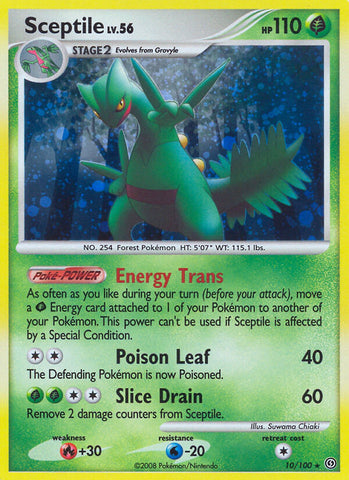 Sceptile (10/100) (Theme Deck Exclusive) [Diamond & Pearl: Stormfront] - Waypoint Games CA