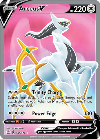 Arceus V (165/172) [Sword & Shield: Brilliant Stars] - Waypoint Games CA