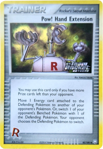 Pow! Hand Extension (85/109) (Stamped) [EX: Team Rocket Returns] - Waypoint Games CA