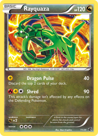 Rayquaza (11/20) (Blister Exclusive) [Black & White: Dragon Vault] - Waypoint Games CA