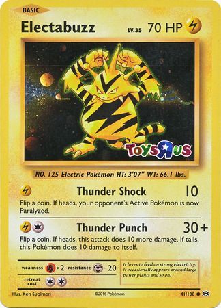 Electabuzz (41/108) (Toys R Us Promo) [XY: Evolutions] - Waypoint Games CA