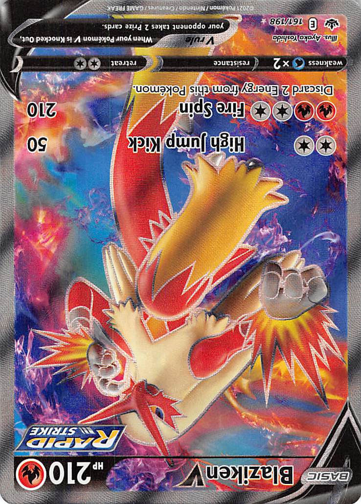 Blaziken V (161/198) [Sword & Shield: Chilling Reign] - Waypoint Games CA