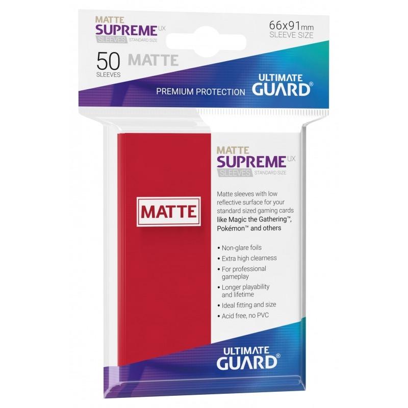 Supreme UX Matte Sleeves Standard Size 50ct