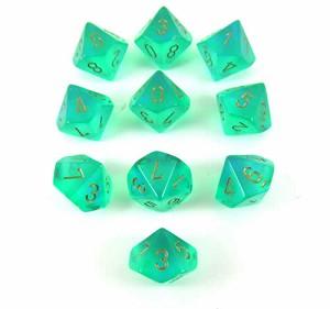 Chessex: 7 Piece Borealis™ Polyhedral Dice Set